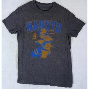Vintage Naruto T Shirt Shippuden Collection T Shirt medium Gray Shirt Sleeve 9
